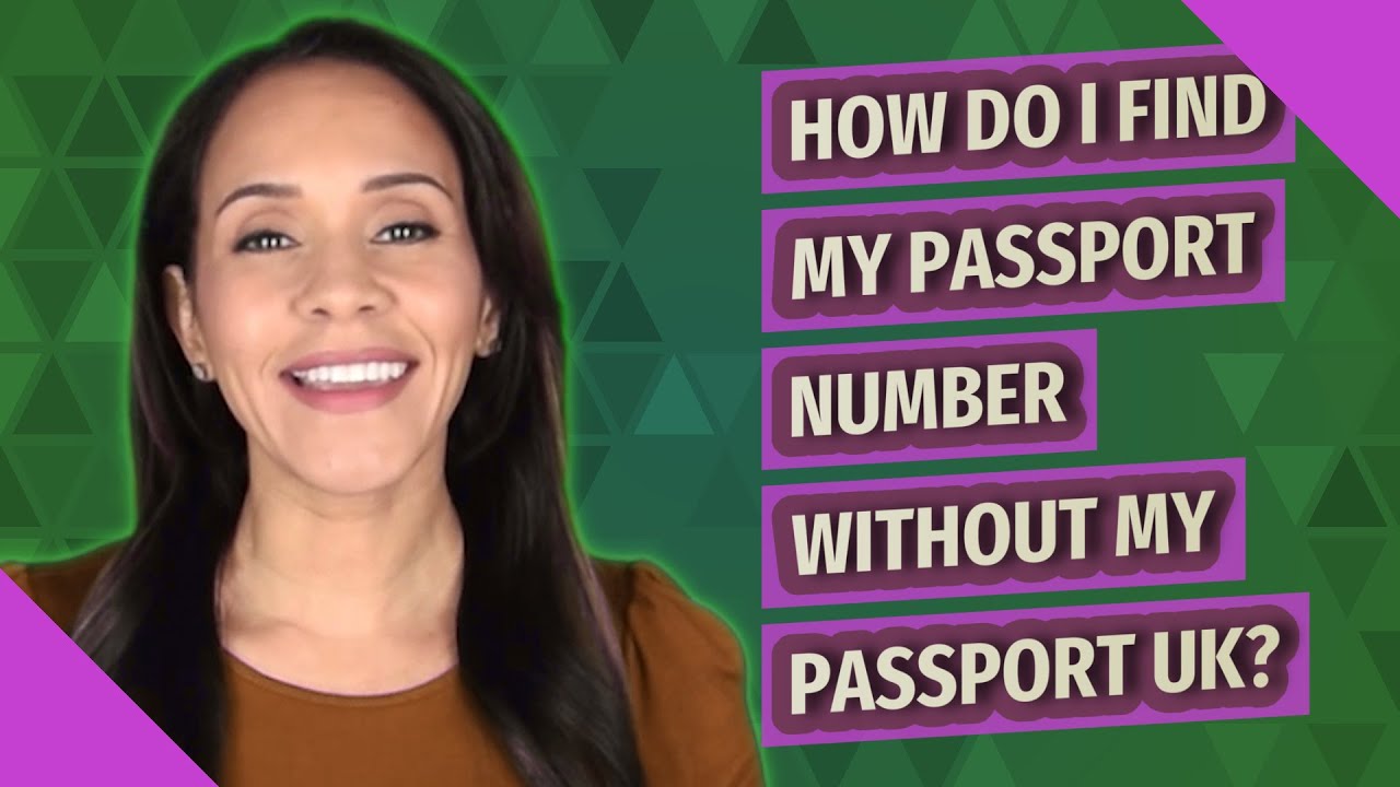 how to find a passport number without a passport