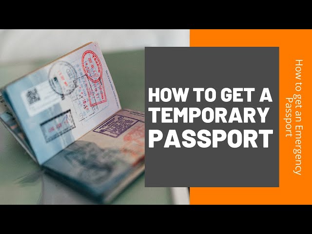 how to get a emergency passport