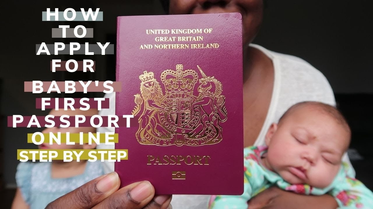 how to get a passport for an infant