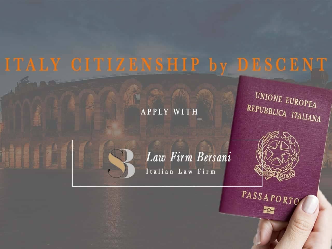 how to get an italian passport by descent