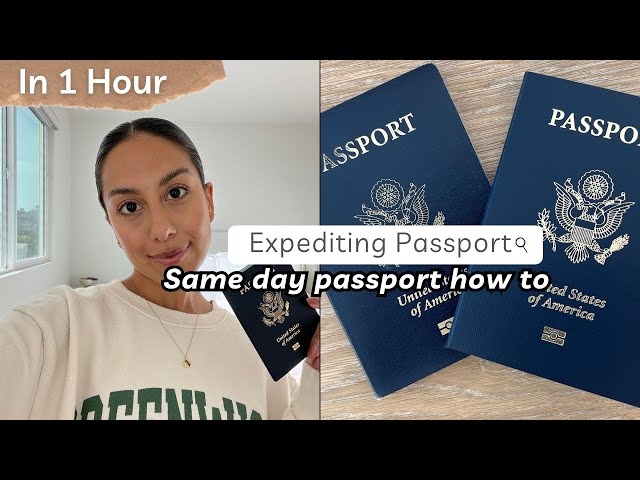 how to get passport same day