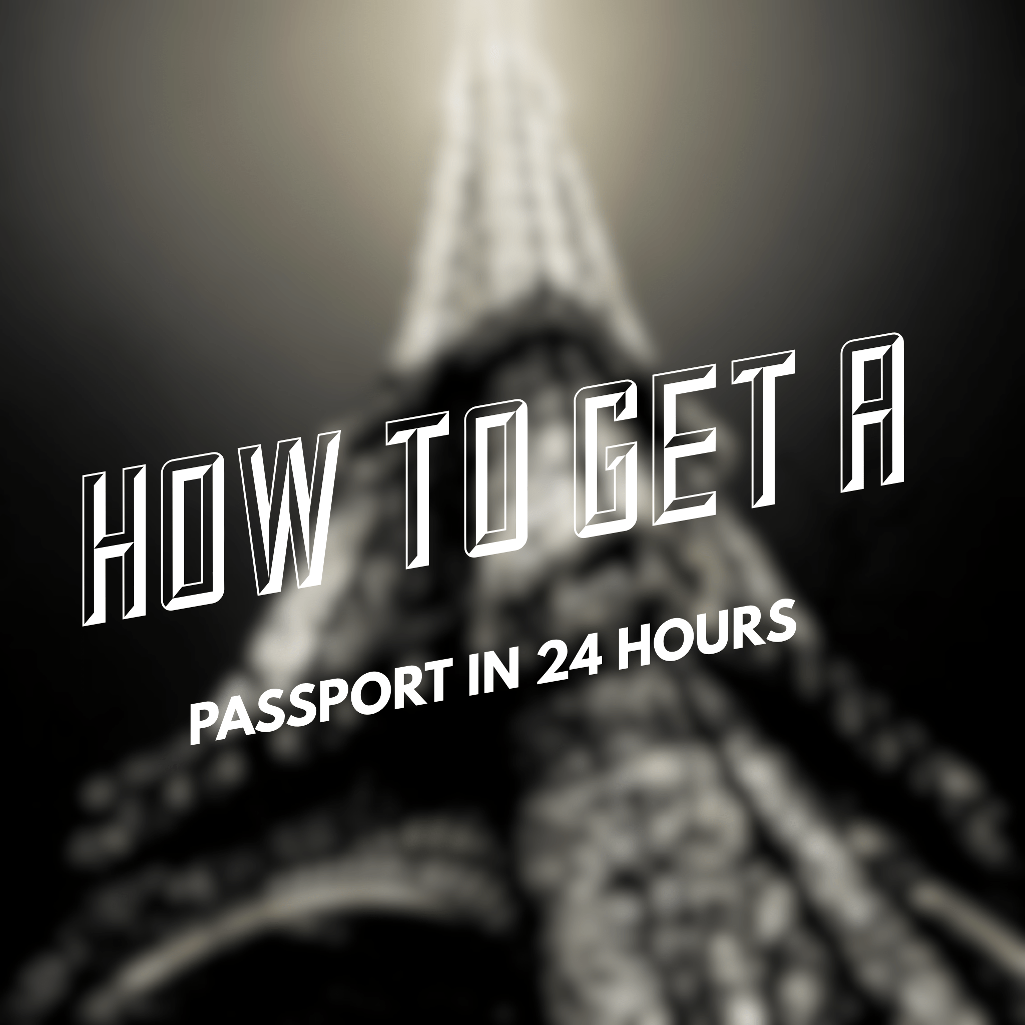 how to get passport same day