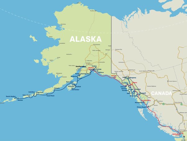 how to get to alaska without a passport