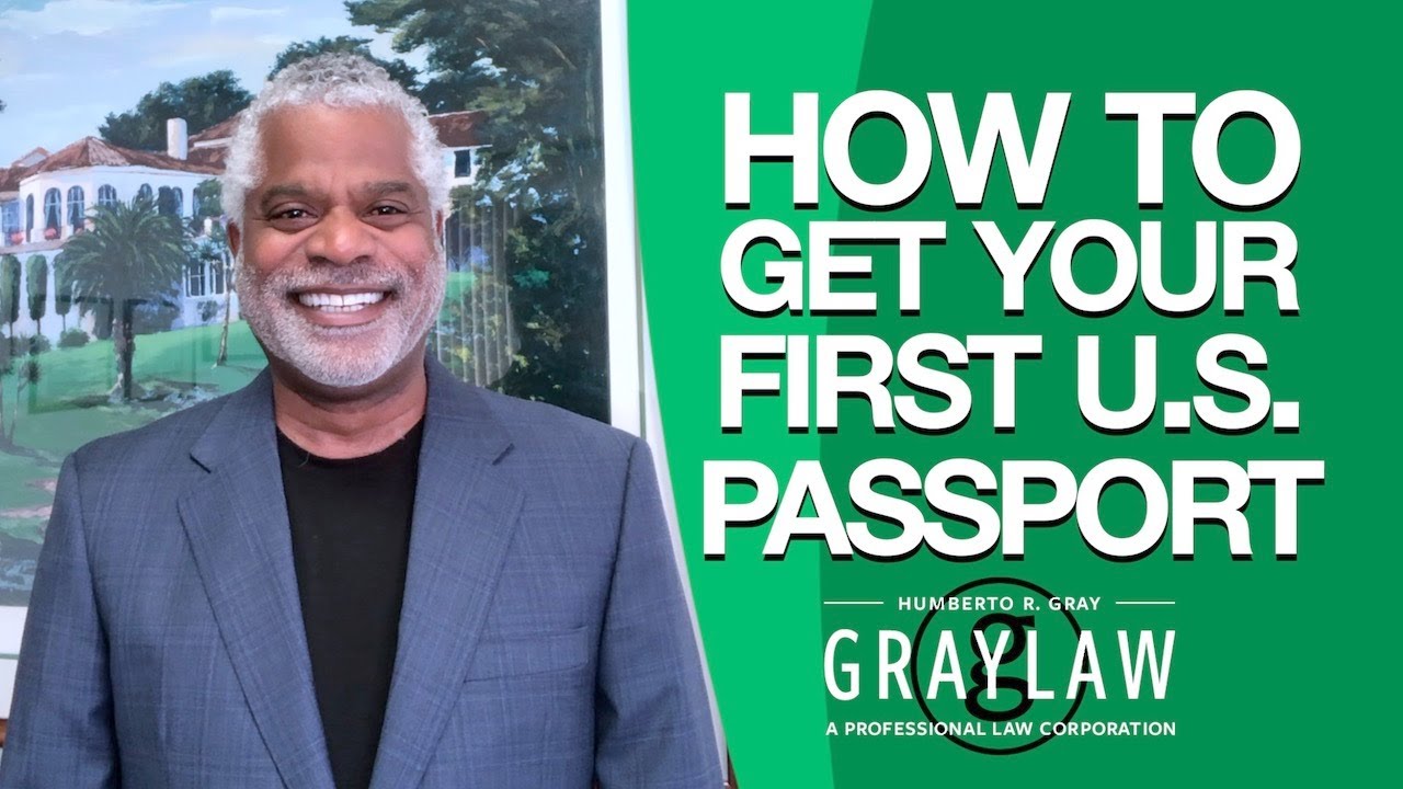 how to get your first passport