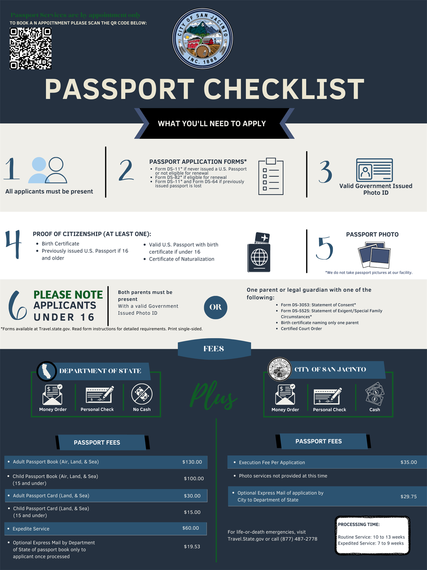 how to make an appointment to renew passport