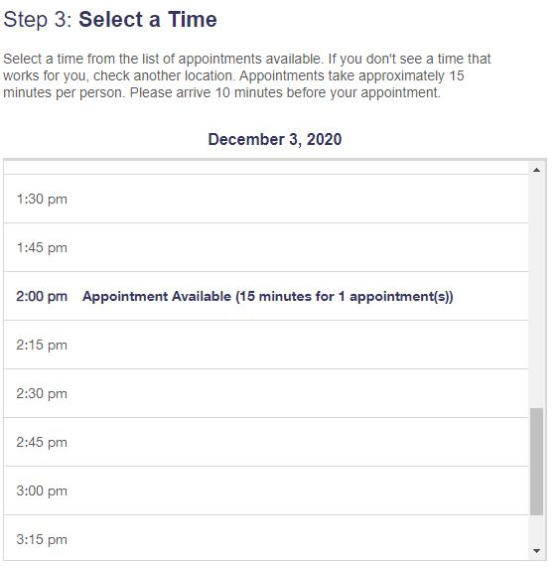 how to make appointment to renew passport