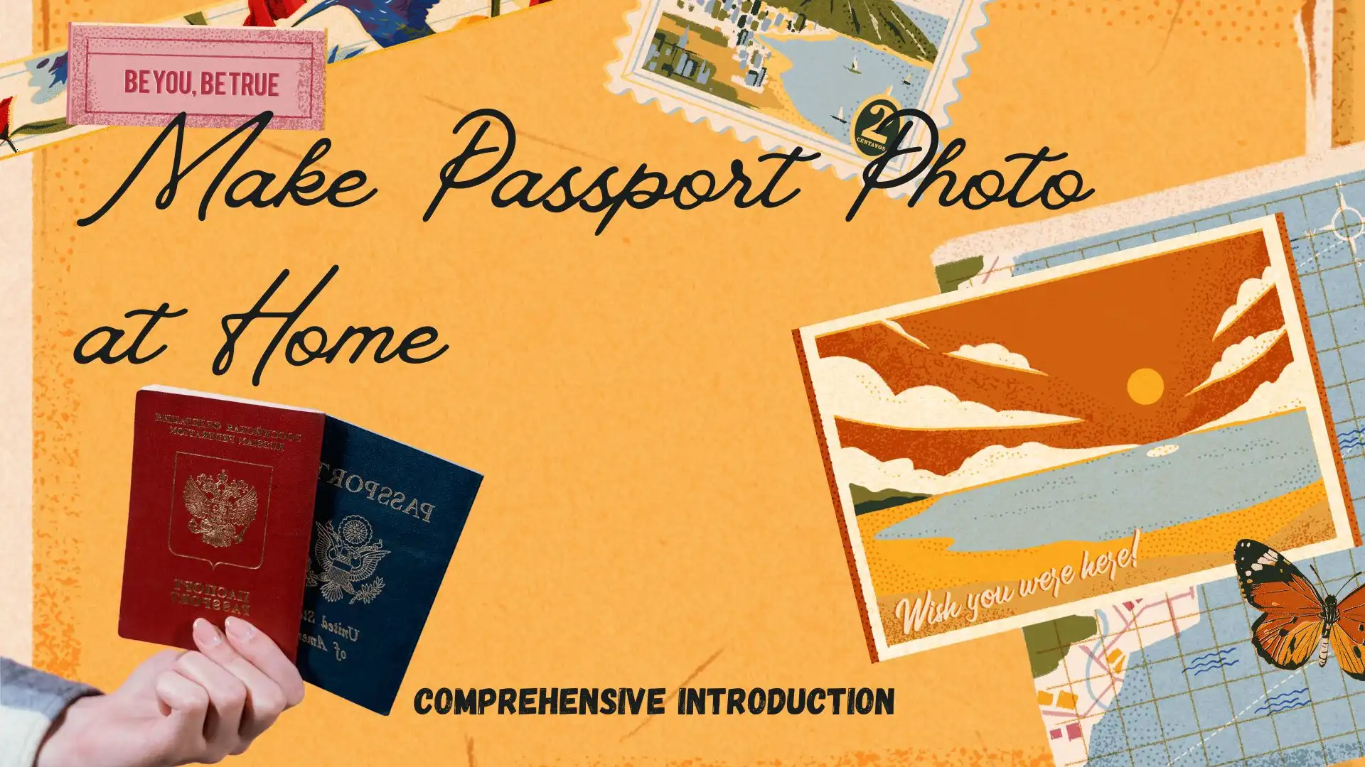 how to make passport photo at home