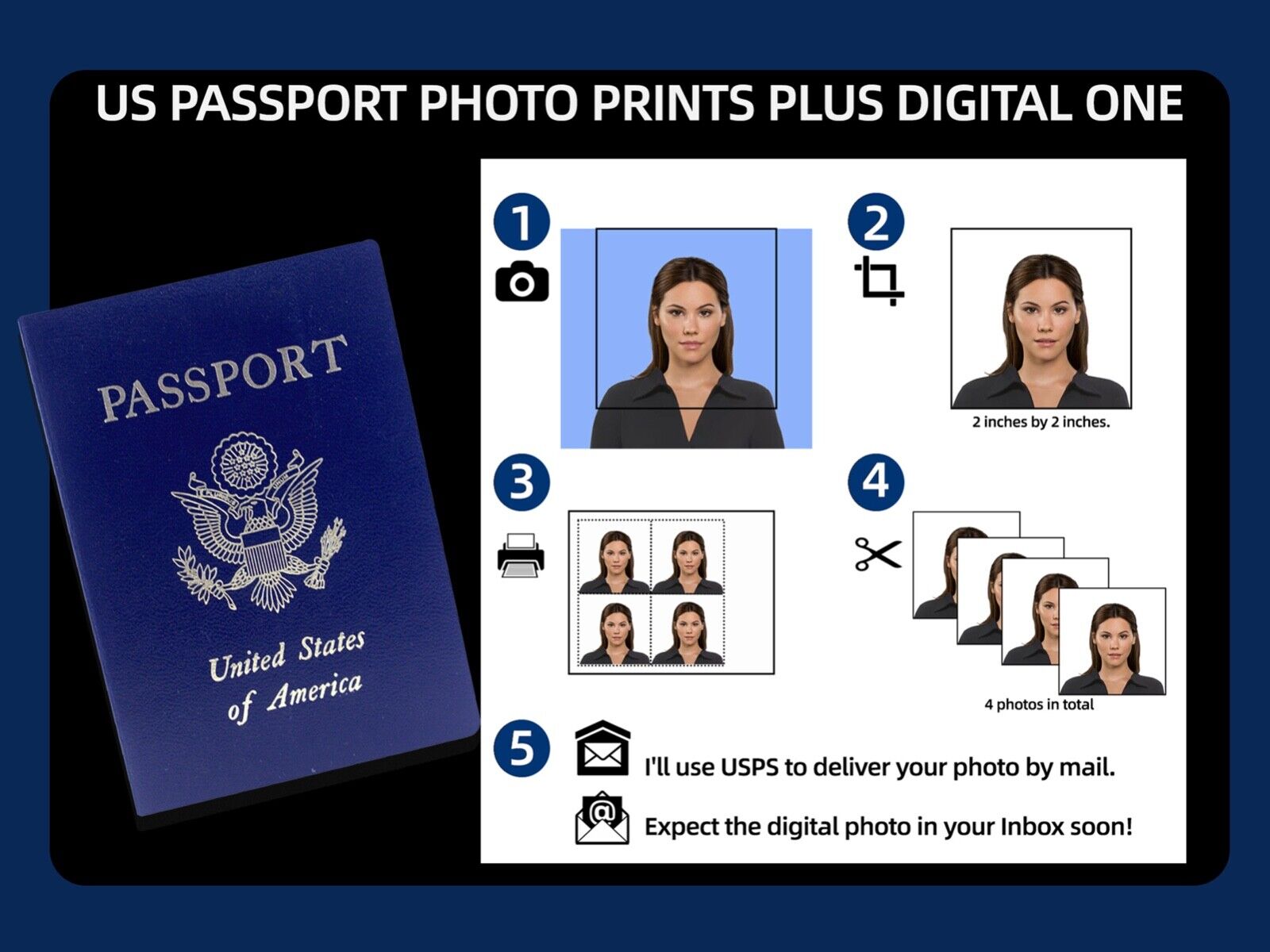 how to print a 2x2 passport photo