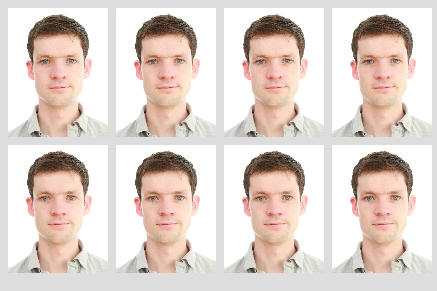 how to print passport photo size