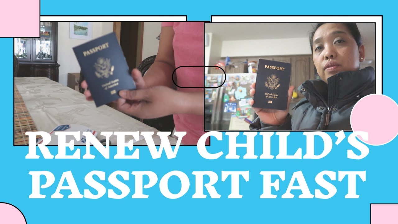 how to renew a child's passport