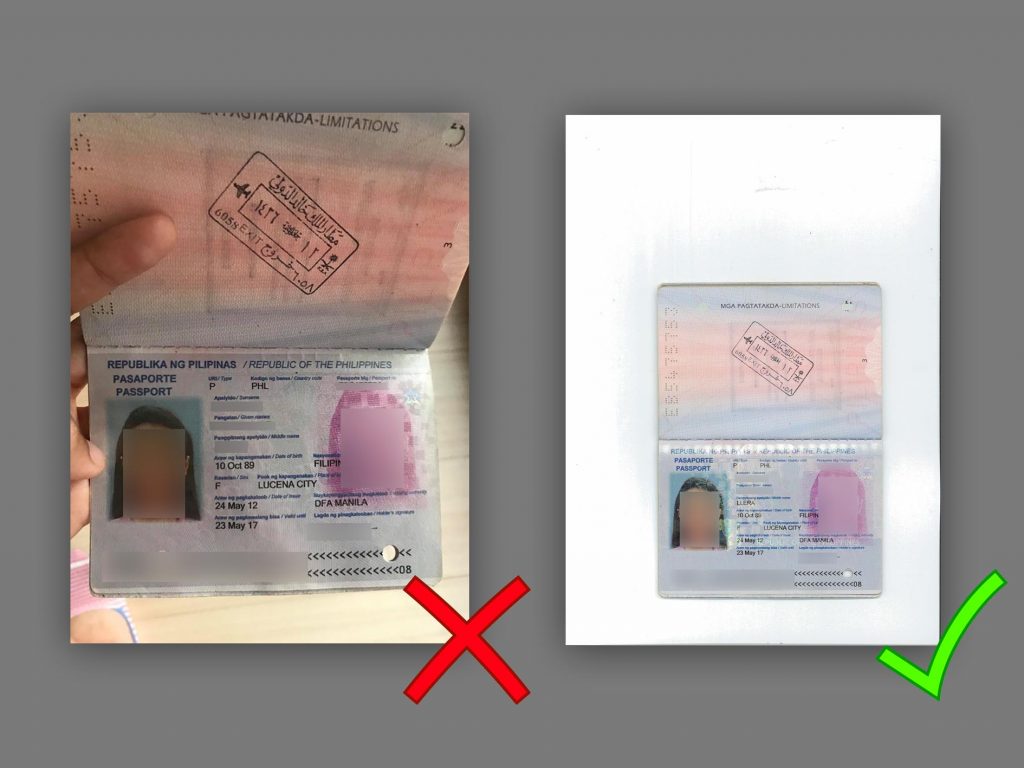 how to scan a passport photo