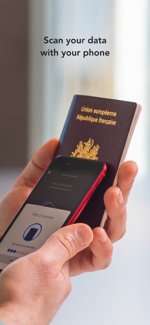 how to scan passport on iphone