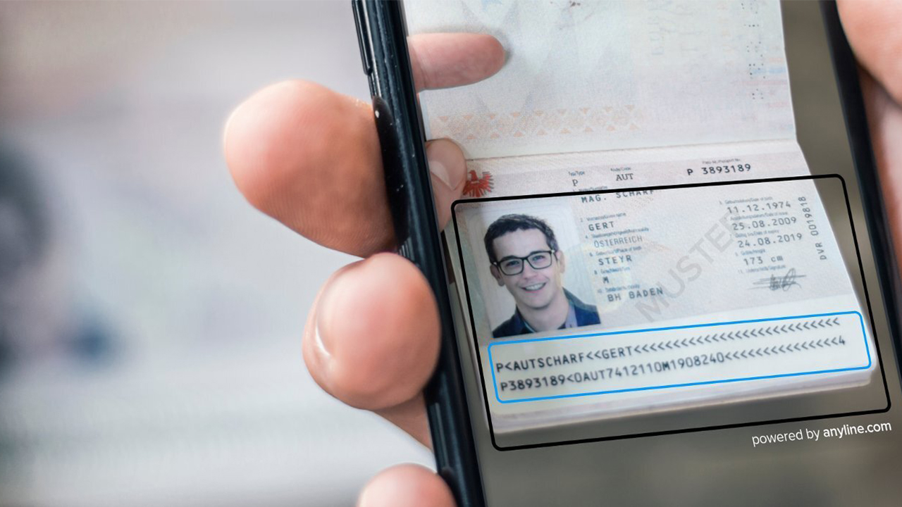 how to scan passport on iphone