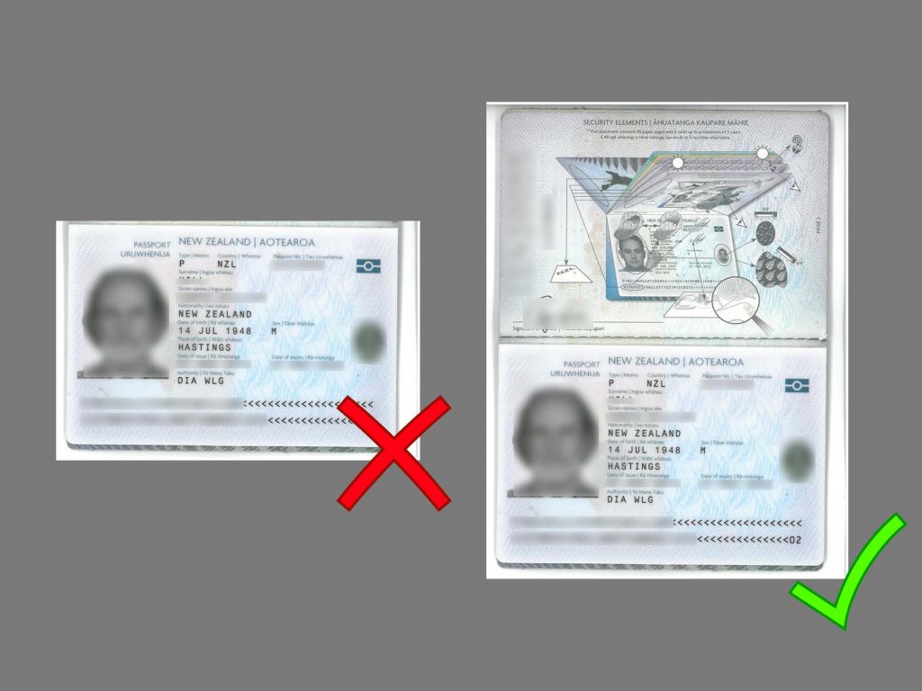 how to scan passport