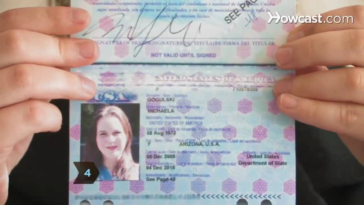 how to sign the passport