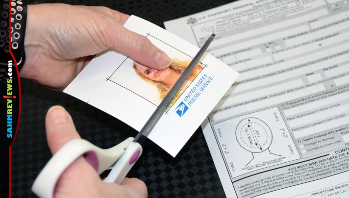 how to staple passport photo to application