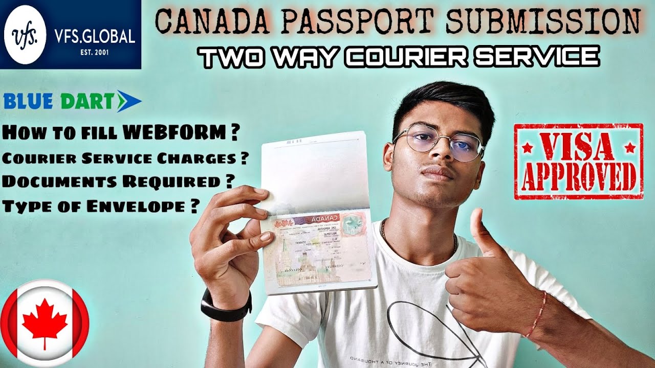 how to submit passport for canada visa in usa