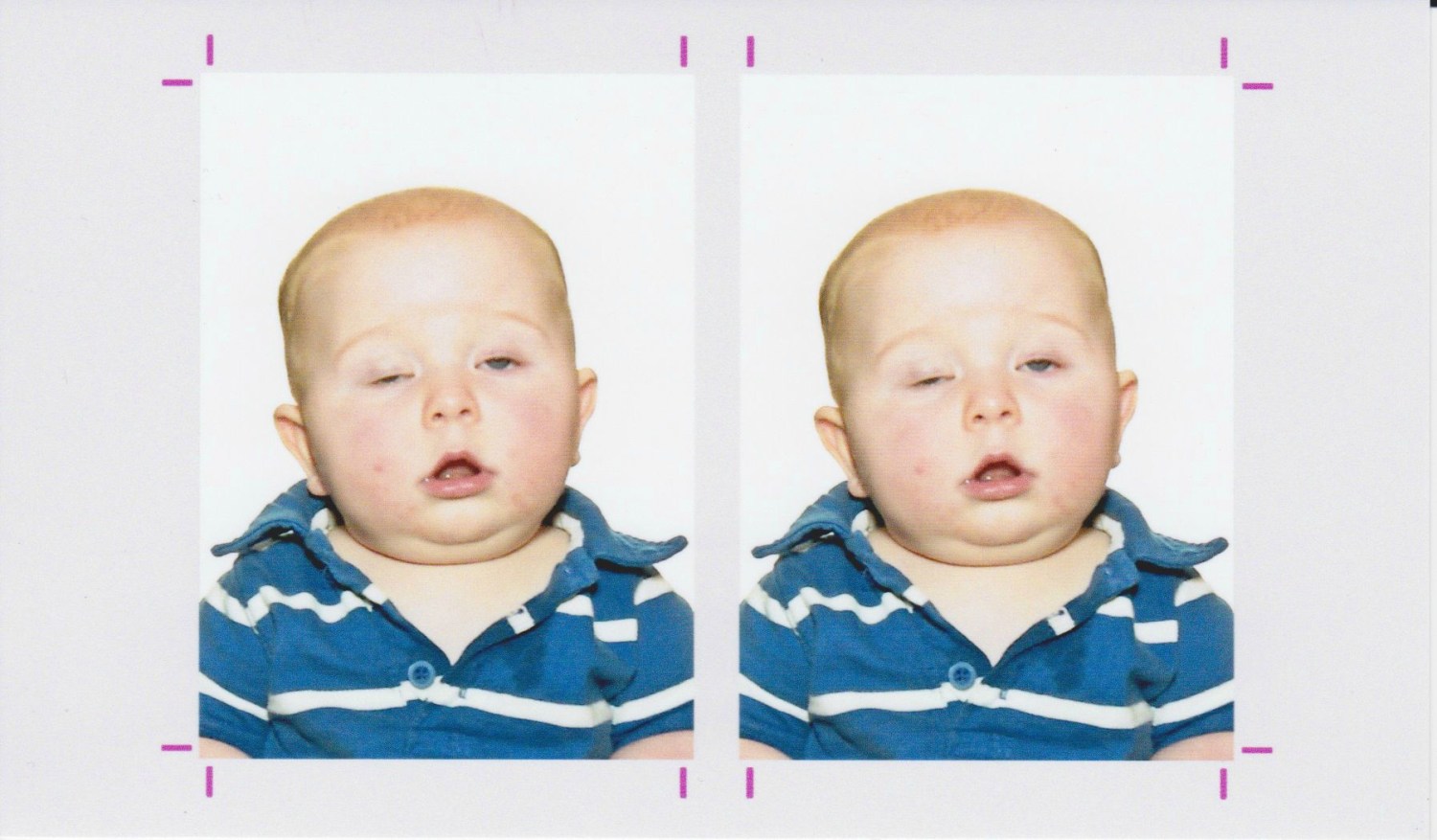 how to take newborn photo for passport