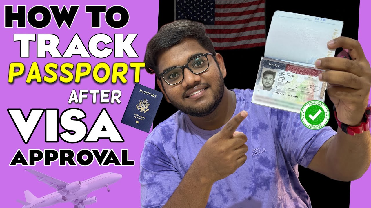 how to track passport after visa interview