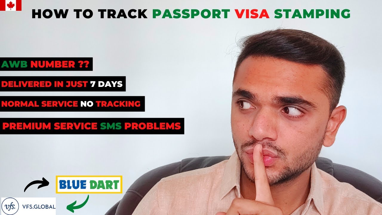how to track passport with tracking id