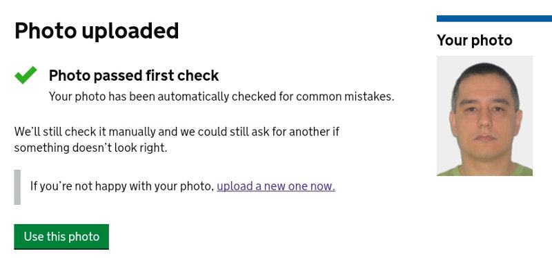 how to upload passport photo