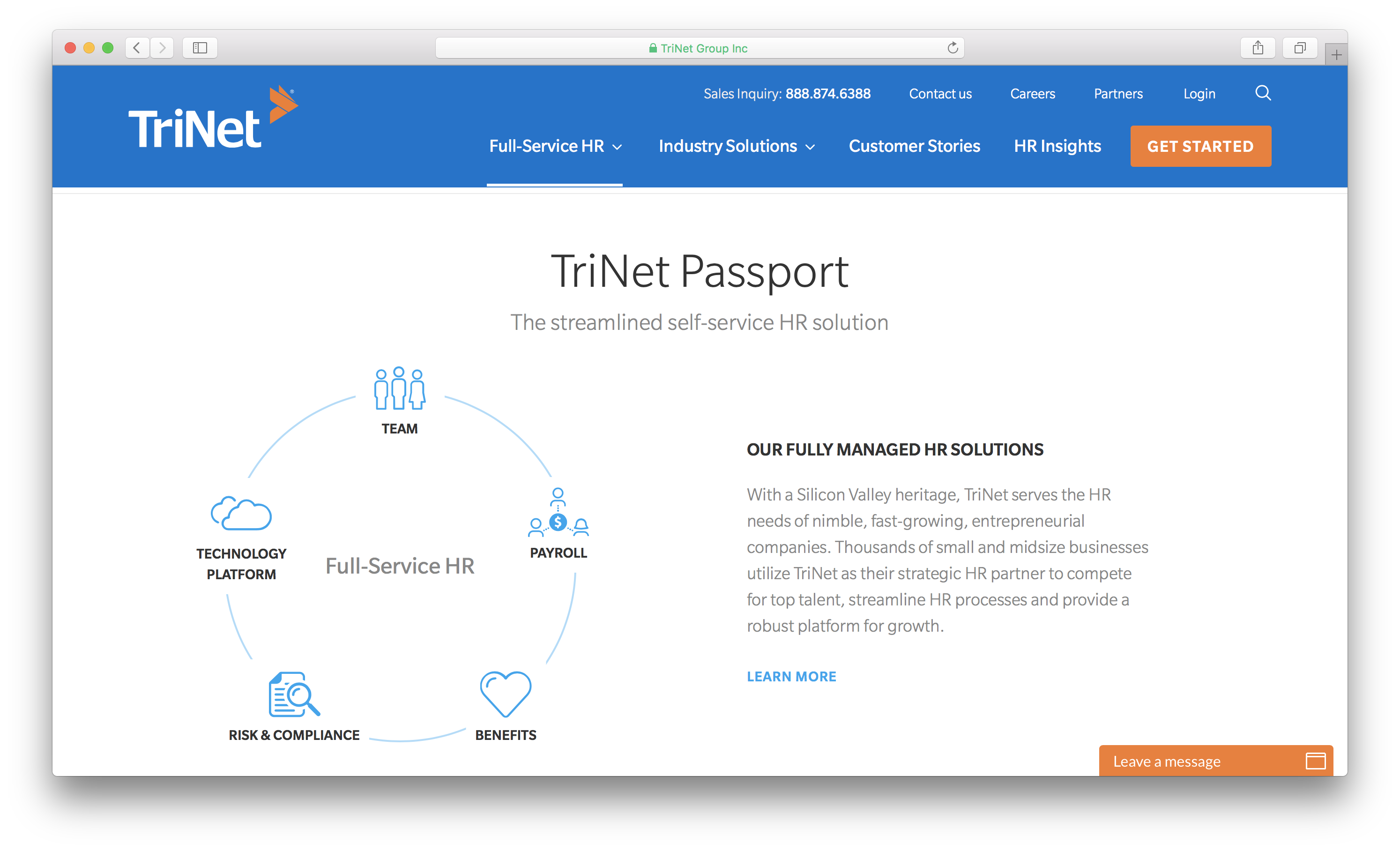 hr passport trinet login