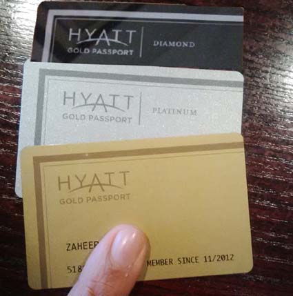 hyatt gold passport number