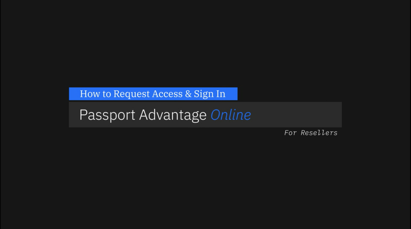 ibm passport advantage login