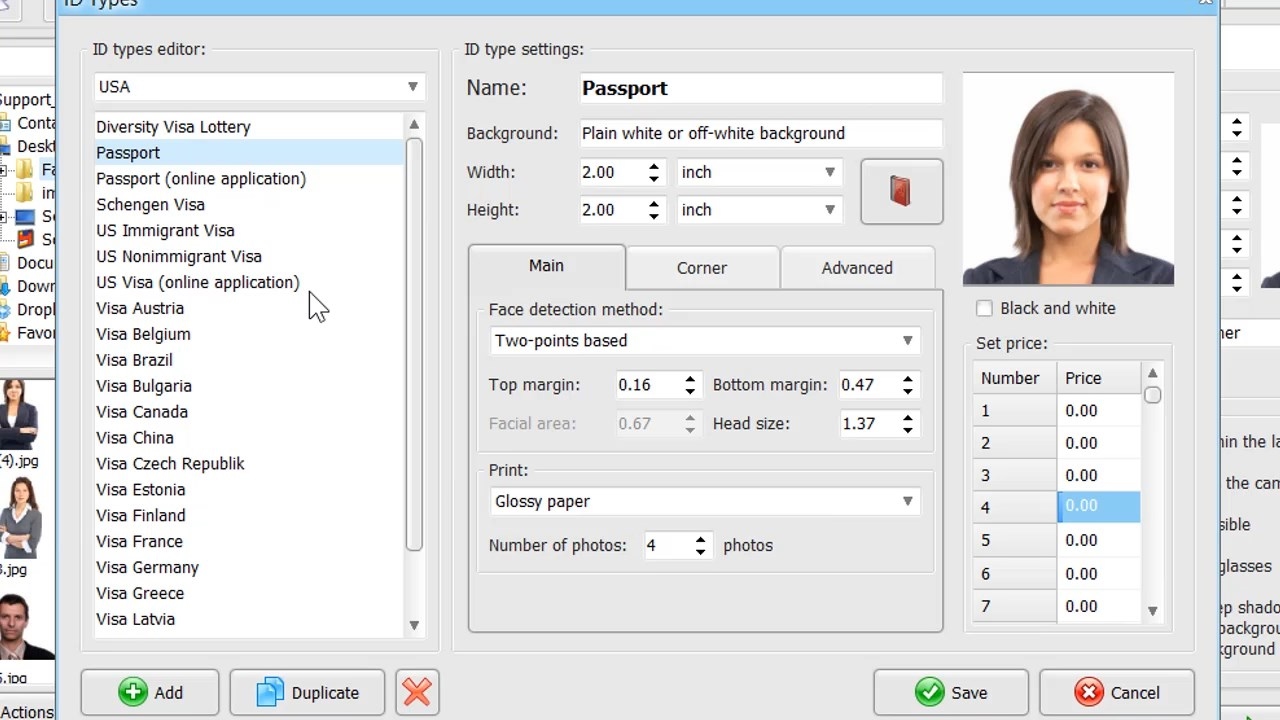 id photo passport photo maker