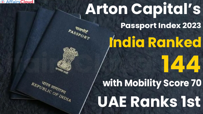 india passport ranking 2023