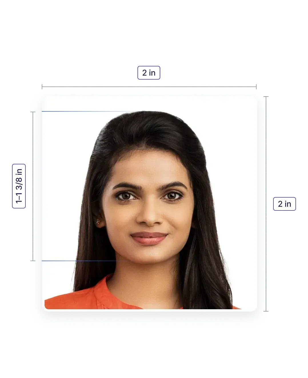 india passport size photo