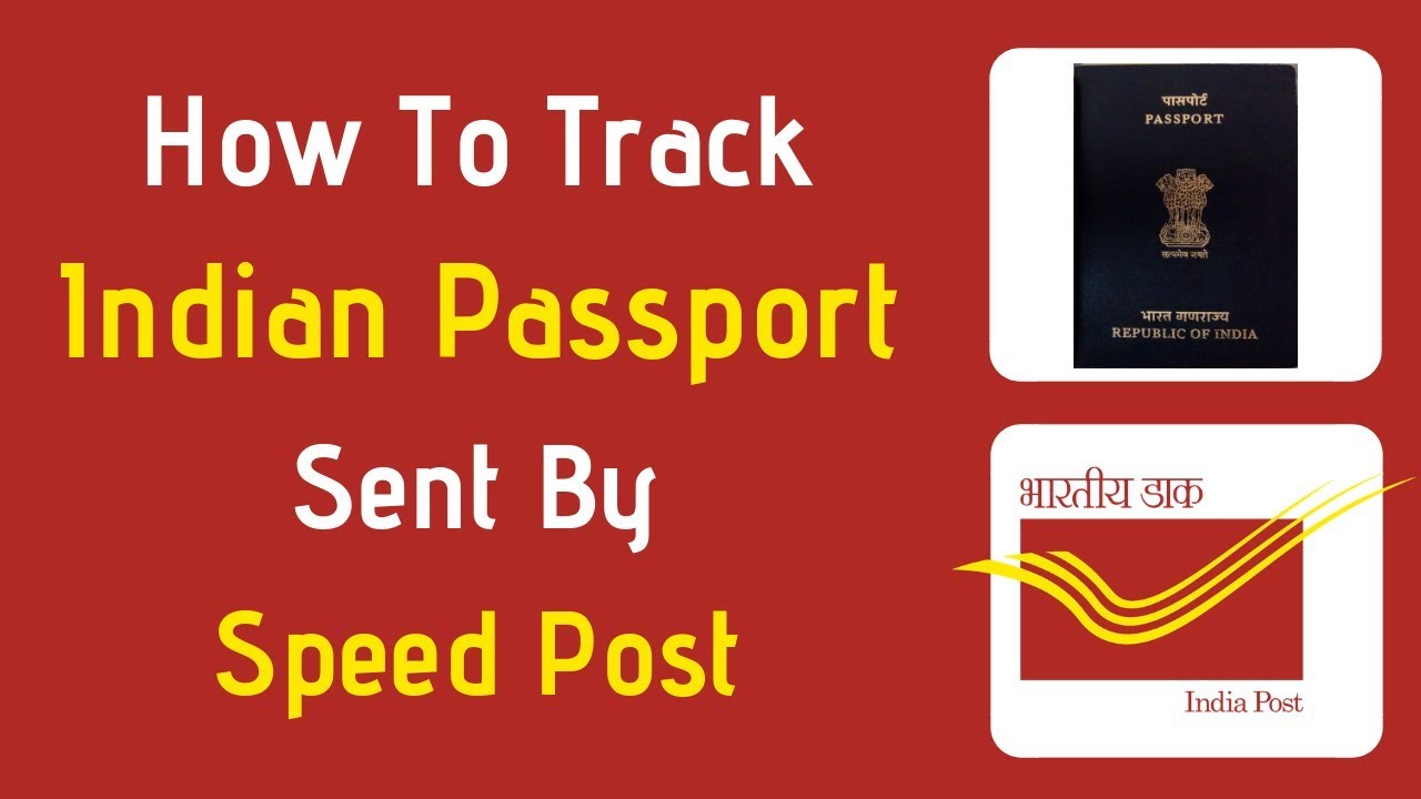 india passport speed post tracking