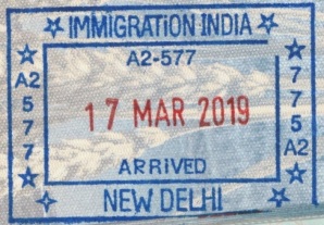 india passport stamp