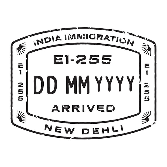 india passport stamp