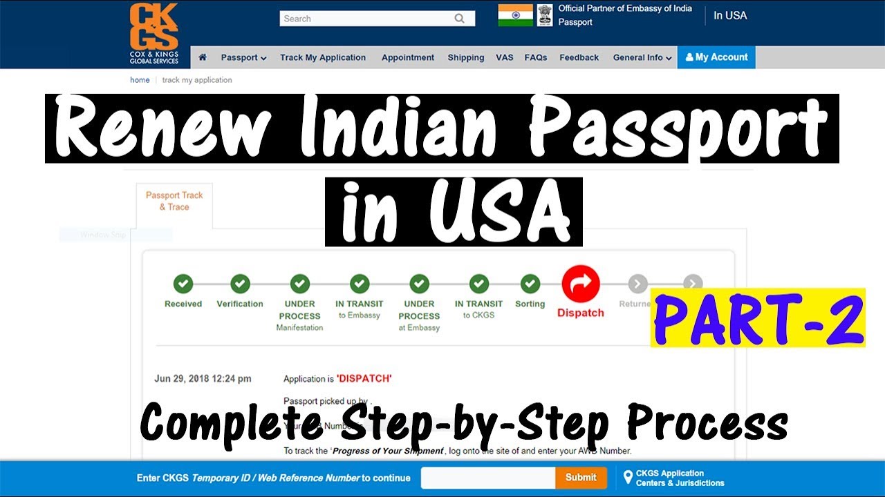 indian passport application in usa