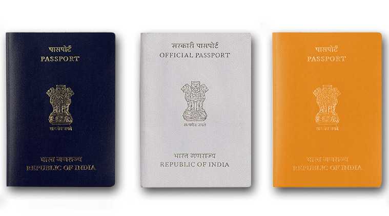 indian passport colour