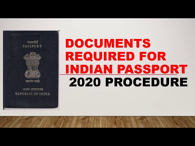 indian passport documents needed