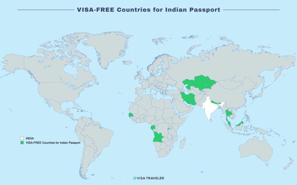 indian passport no visa countries