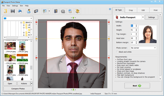 indian passport photo rules