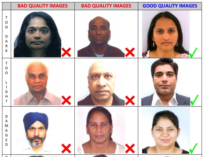 indian passport photo specs