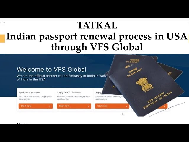 indian passport renewal usa checklist