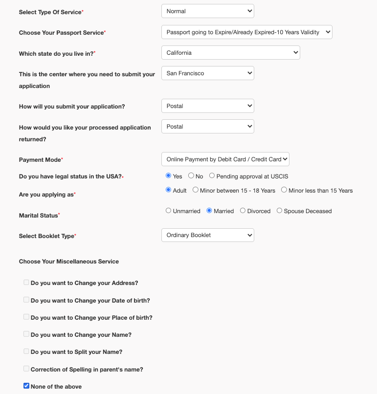 indian passport renewal usa tracking