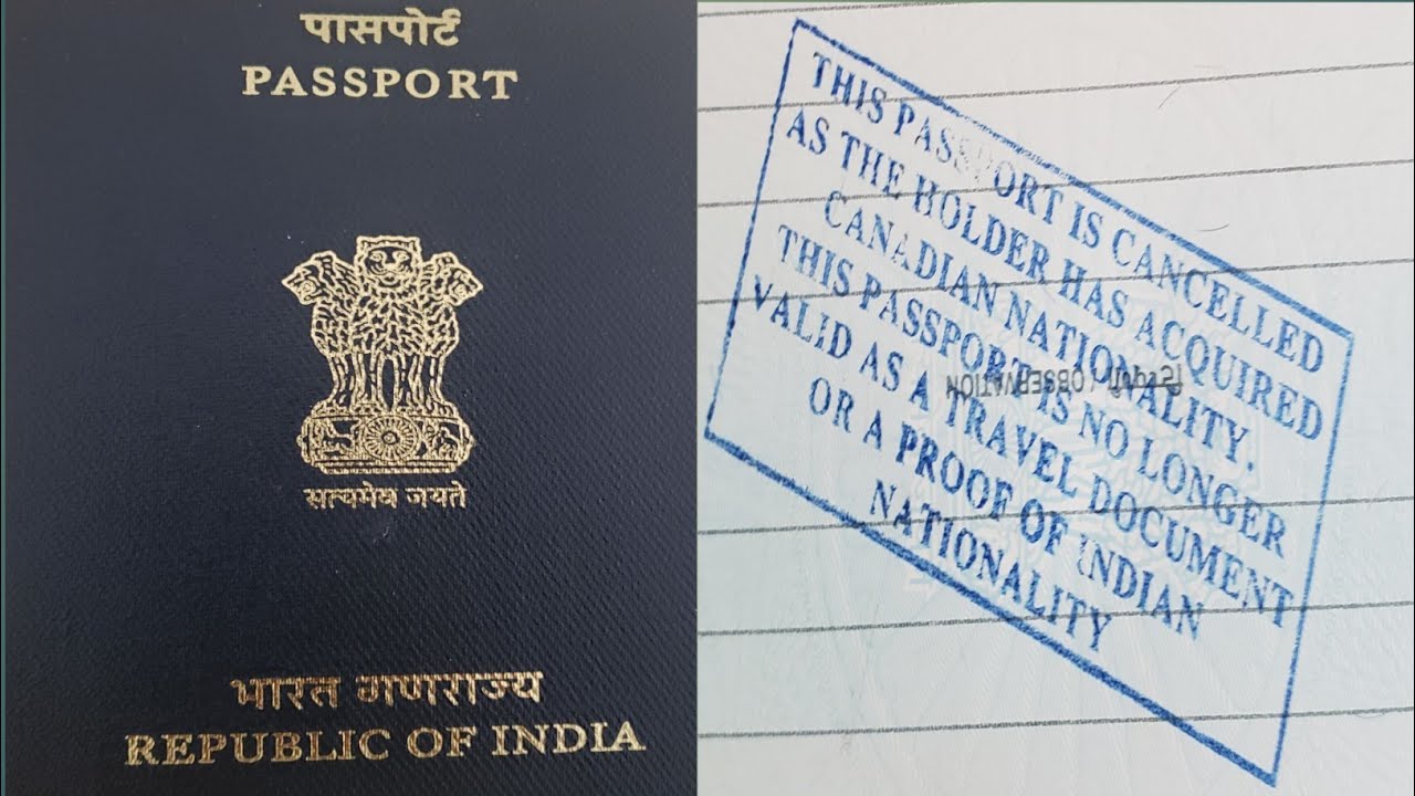 indian passport renounciation