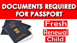 indian passport required documents