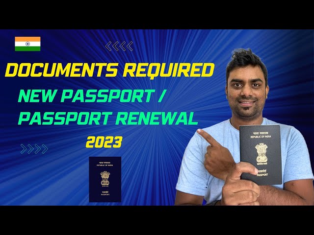 indian passport requirements documents