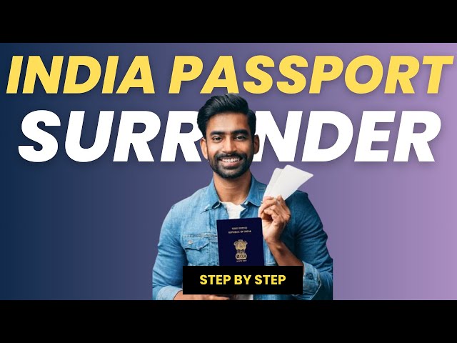 indian passport surrender application