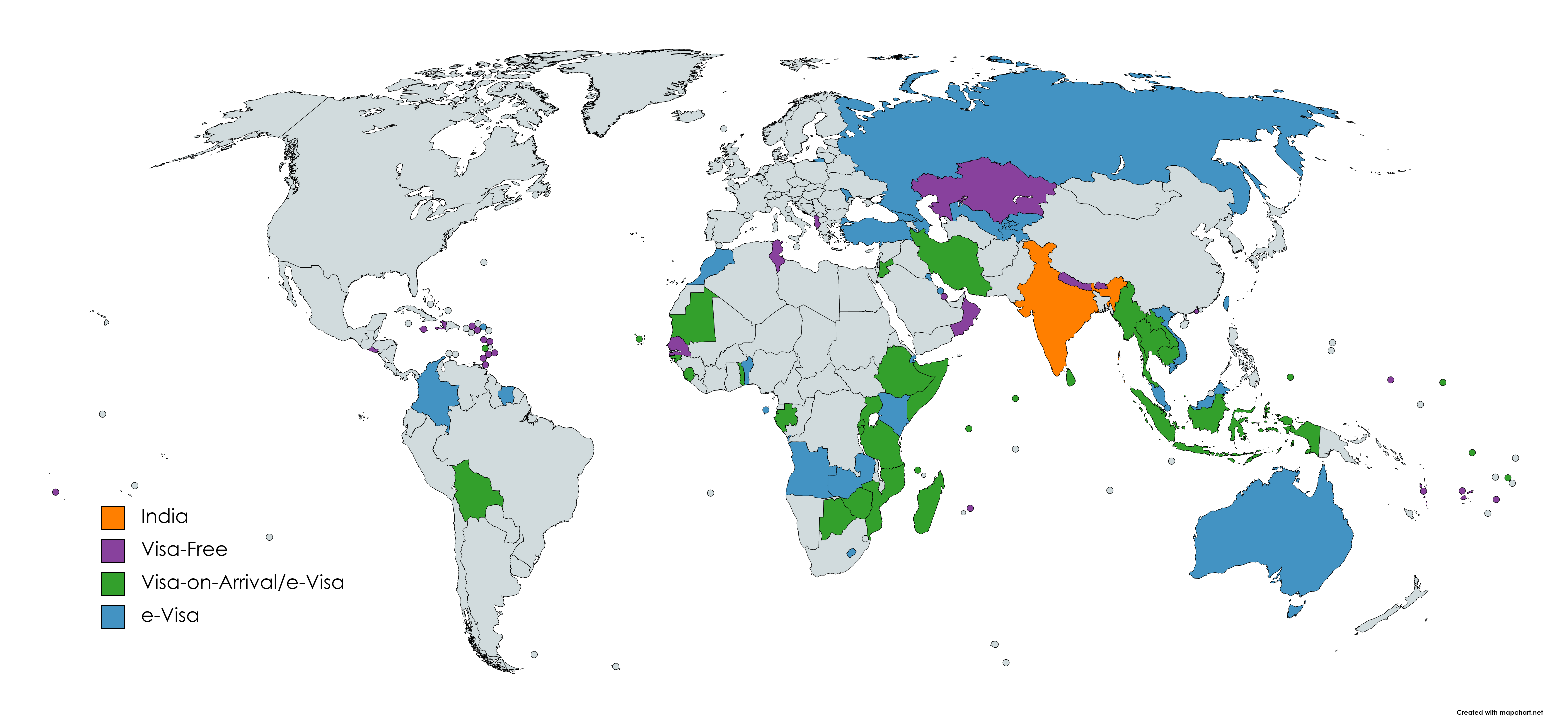 indian passport visa free