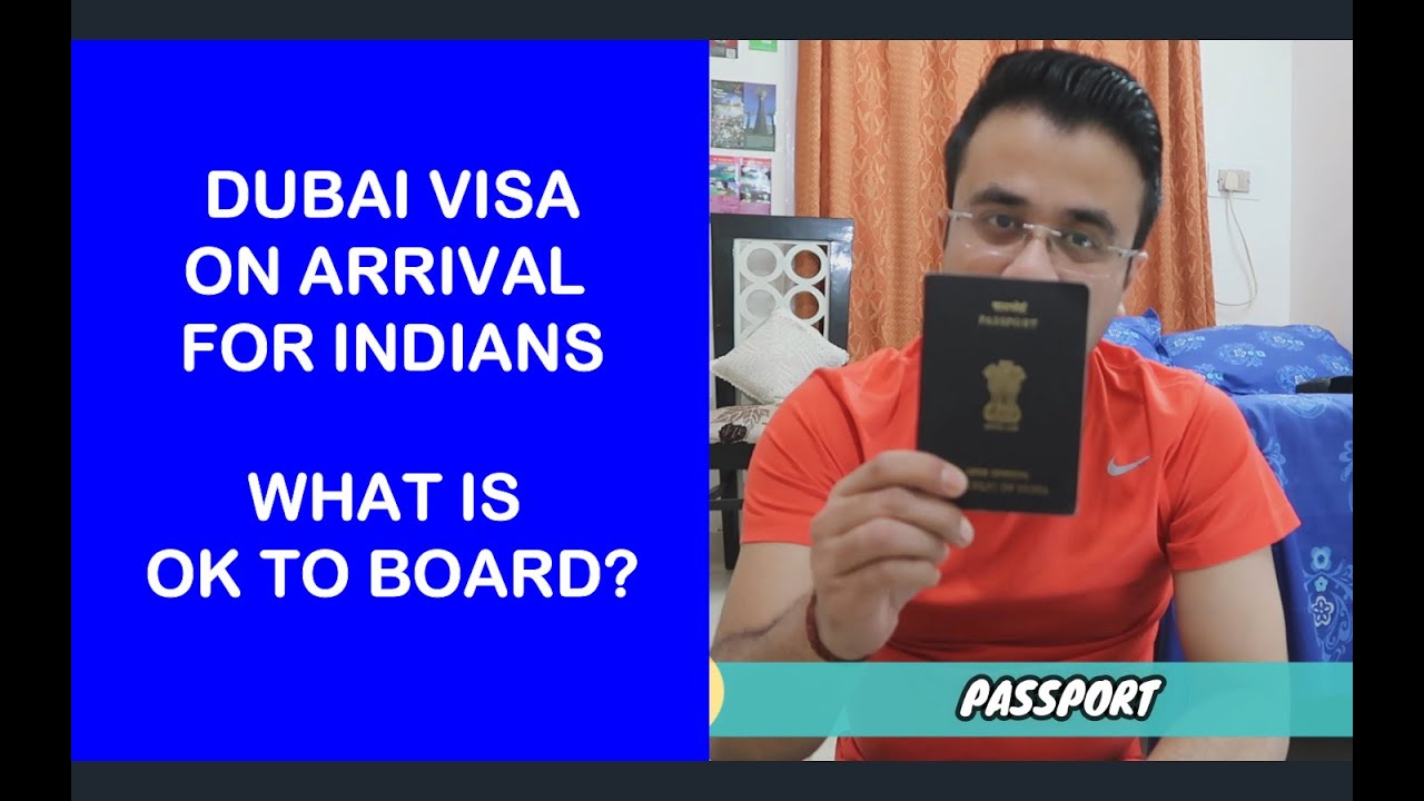 indian passport visa on arrival dubai