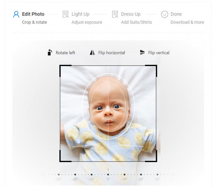 infant passport photo requirements