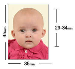 infant passport photo requirements